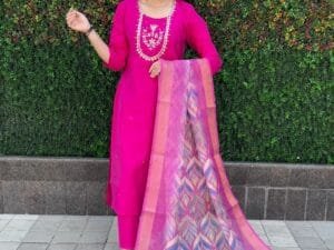 Hand Embroidered Designer Suit by Ruchi mehra label