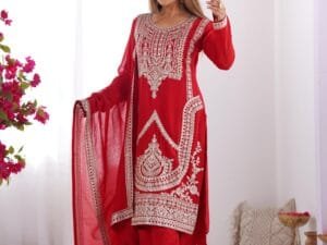 Hand Embroidered Designer Suit By RuchiMehraLabel