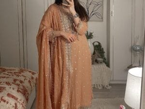 Very Beautiful Hand Embriodered Designer suit