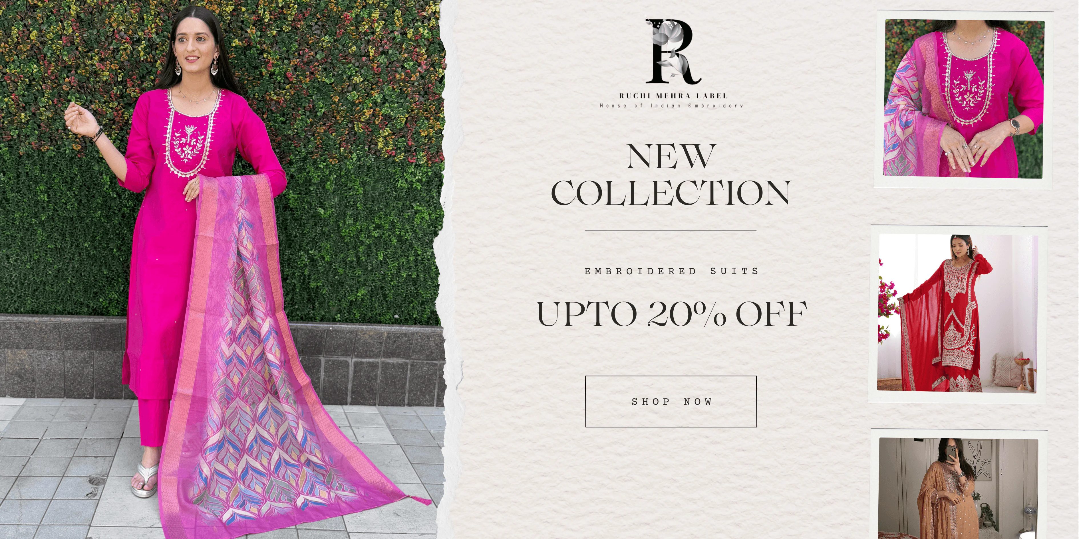 Website Homepage Fashion Collage Banner